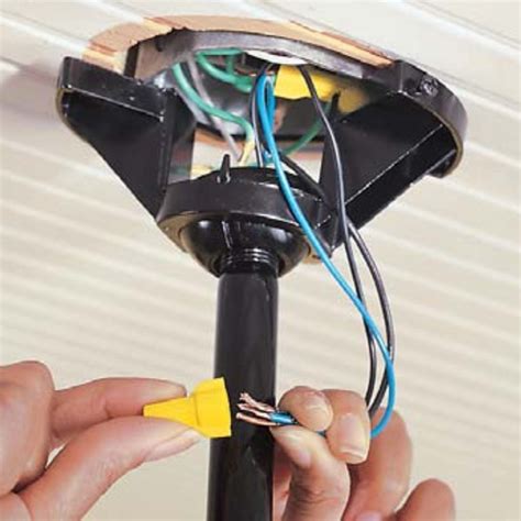 connecting ceiling fan wires